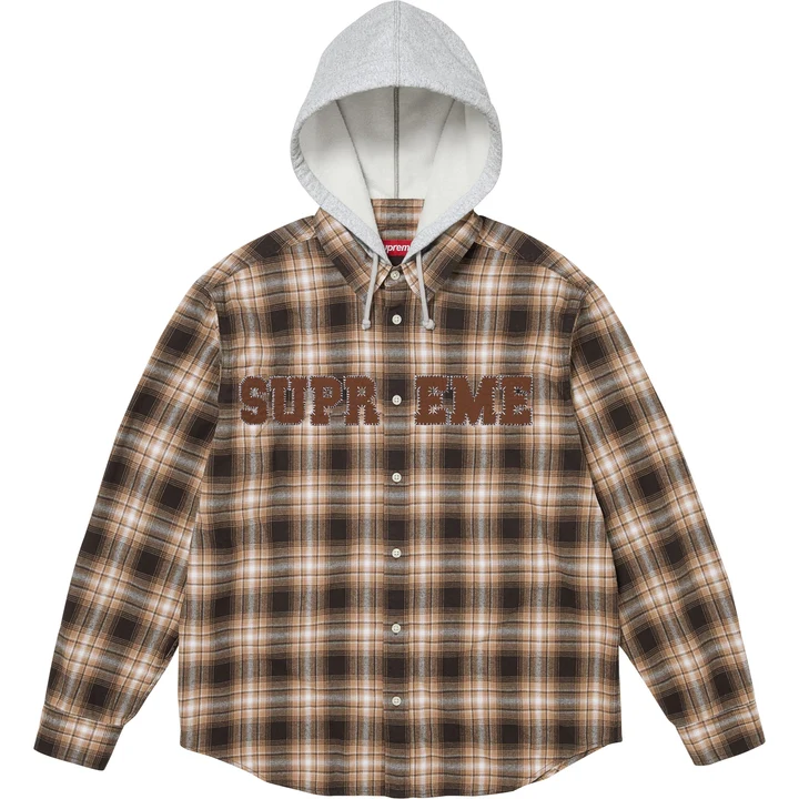 S13_FW26_StitchAppliqueHoodedShirt_BrownPlaid01_720x.webp