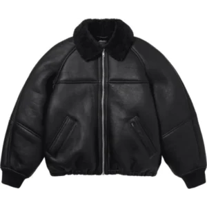 Supreme Bomber Leather Jacket